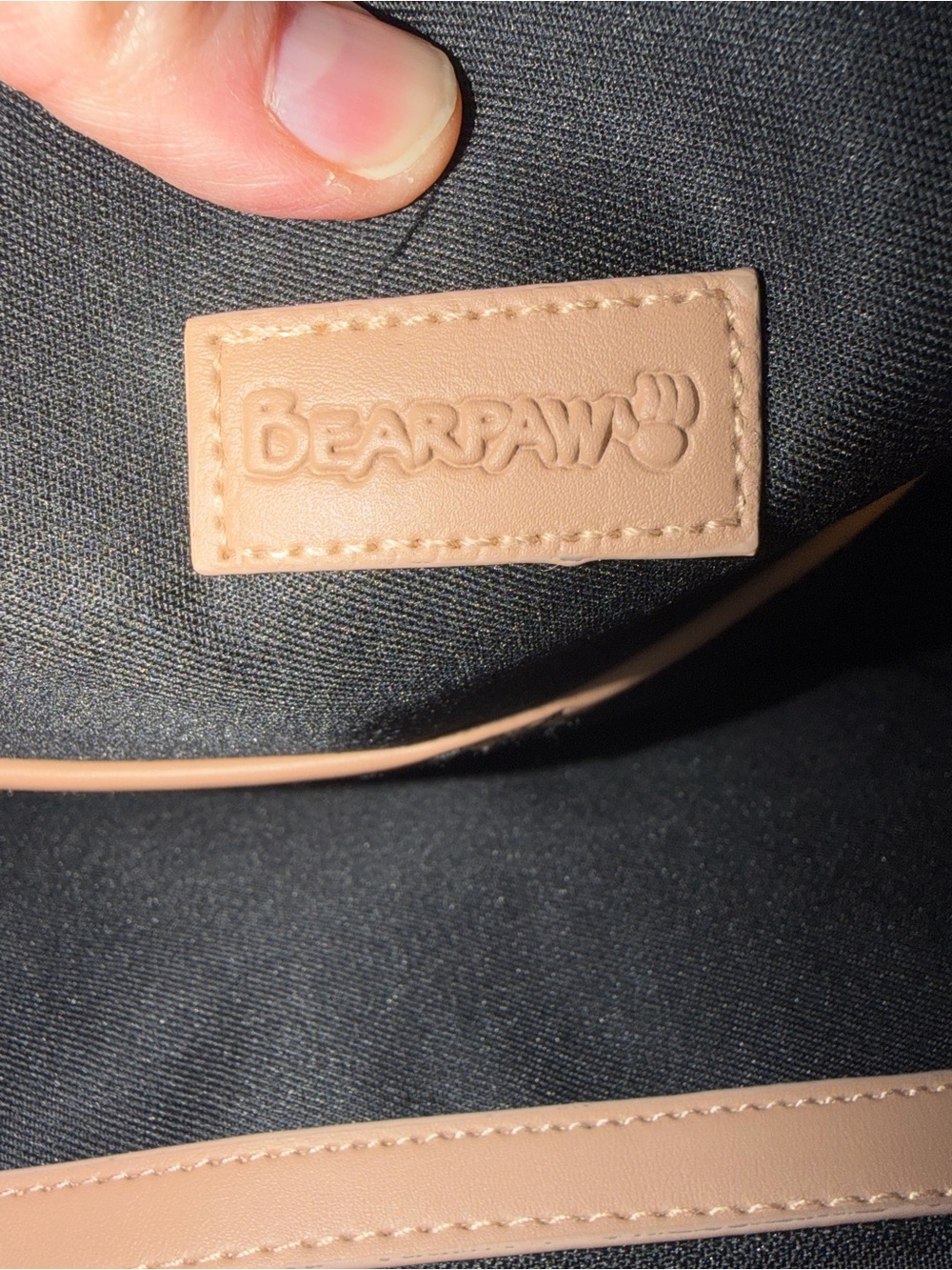 BearPaw Camo Backpack with Cream Sherpa Trim and Tan Accents - Picture 5 of 13